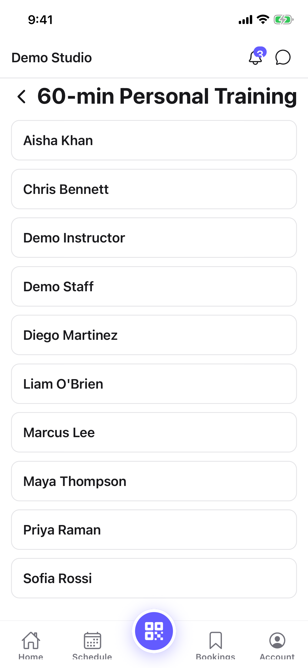 Choosing a trainer